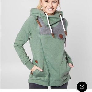 Buckle- Athena Asymmetrical Hooded Sweatshirt